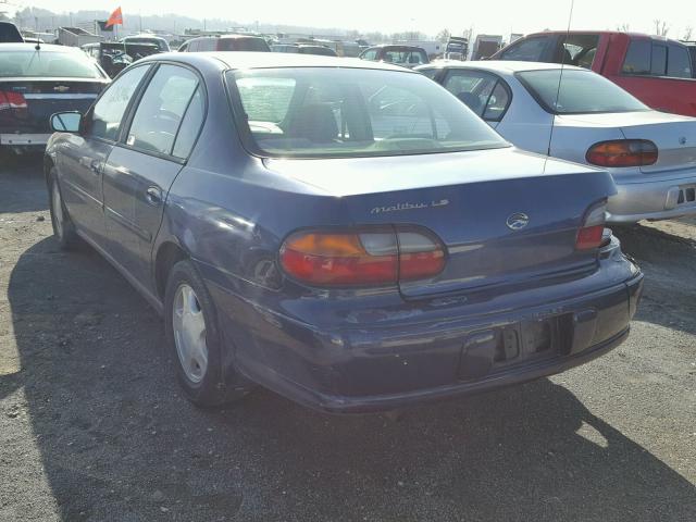 1G1NE52J5Y6139035 - 2000 CHEVROLET MALIBU LS BLUE photo 3