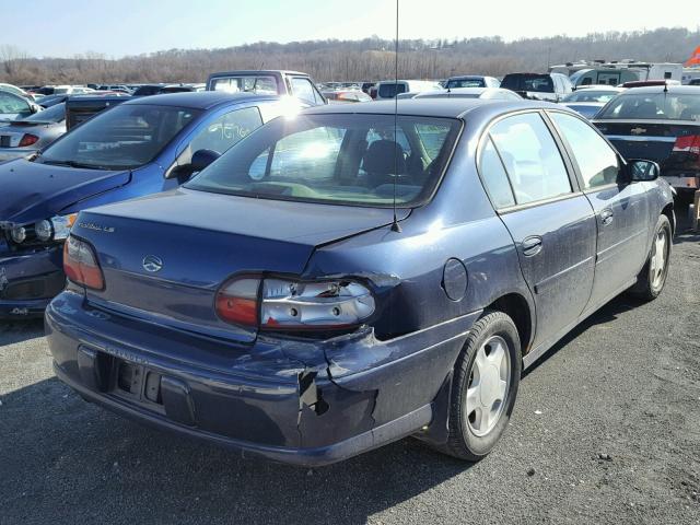 1G1NE52J5Y6139035 - 2000 CHEVROLET MALIBU LS BLUE photo 4