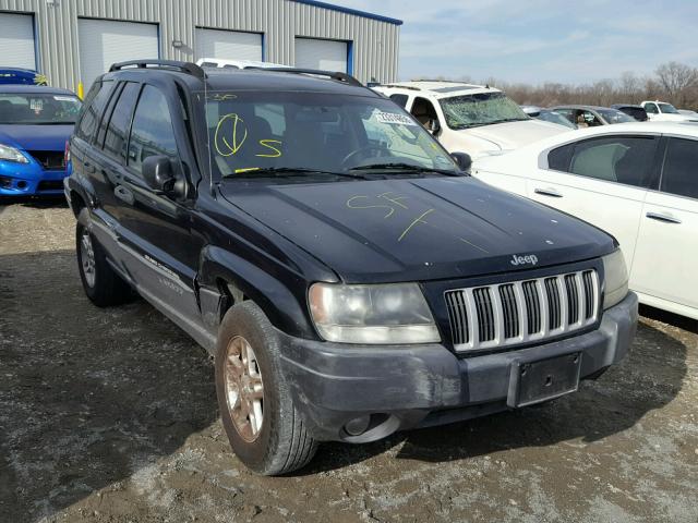 1J4GX48S54C364372 - 2004 JEEP GRAND CHER BLACK photo 1