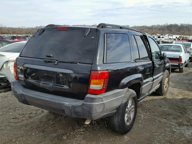 1J4GX48S54C364372 - 2004 JEEP GRAND CHER BLACK photo 4