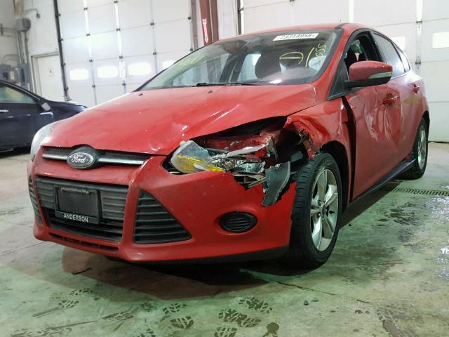 1FADP3K23DL373055 - 2013 FORD FOCUS SE RED photo 2