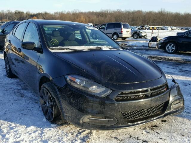 1C3CDFAA8GD555796 - 2016 DODGE DART SE BLACK photo 1