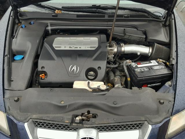 19UUA66268A044389 - 2008 ACURA TL BLUE photo 7