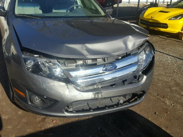 3FAHP0HG4CR203130 - 2012 FORD FUSION SE GRAY photo 9