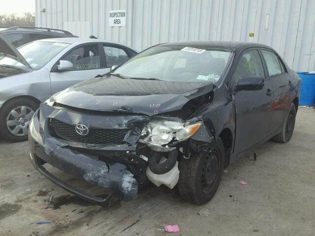 JTDBL40E899048745 - 2009 TOYOTA COROLLA BA GRAY photo 2