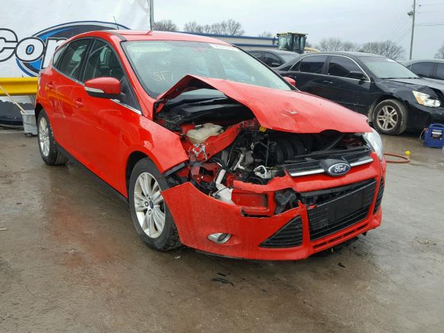 1FAHP3M23CL416550 - 2012 FORD FOCUS SEL RED photo 1