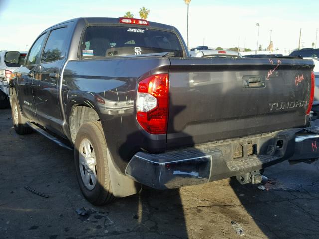 5TFEM5F19FX093172 - 2015 TOYOTA TUNDRA CRE GRAY photo 3