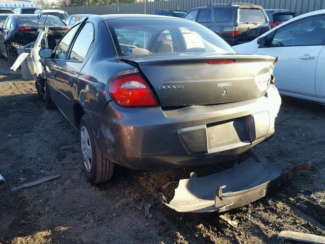 1B3ES26C24D589906 - 2004 DODGE NEON BASE GRAY photo 3