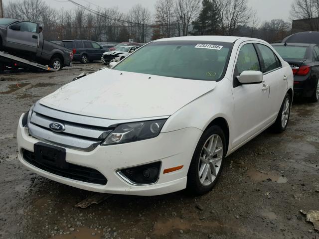 3FAHP0JA3BR324980 - 2011 FORD FUSION SEL WHITE photo 2