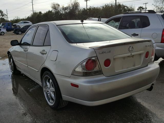 JTHBD192130065644 - 2003 LEXUS IS 300 SILVER photo 3