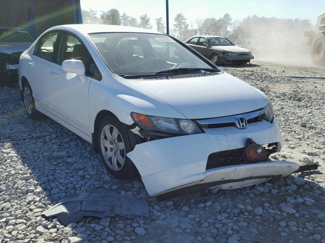 2HGFA165X8H326915 - 2008 HONDA CIVIC LX WHITE photo 1