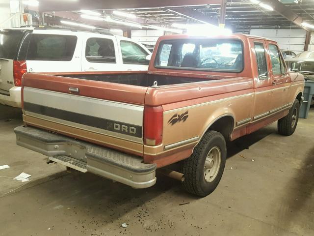 1FTEX14N7RKA74806 - 1994 FORD F150 RED photo 4