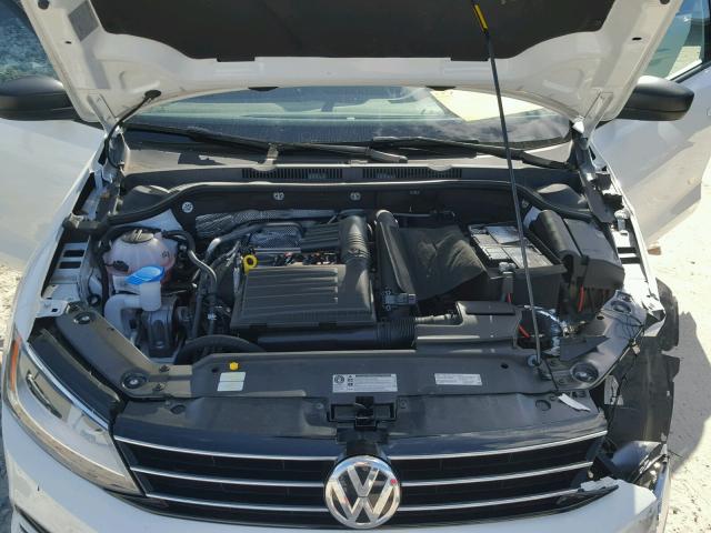 3VW267AJ5GM220309 - 2016 VOLKSWAGEN JETTA S WHITE photo 7