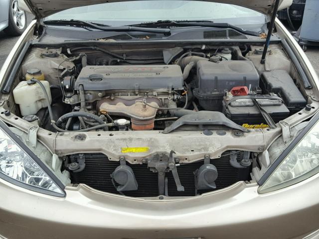 4T1BE32K63U738727 - 2003 TOYOTA CAMRY LE TAN photo 7