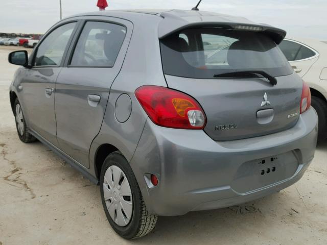 ML32A3HJ3FH050117 - 2015 MITSUBISHI MIRAGE DE GRAY photo 3