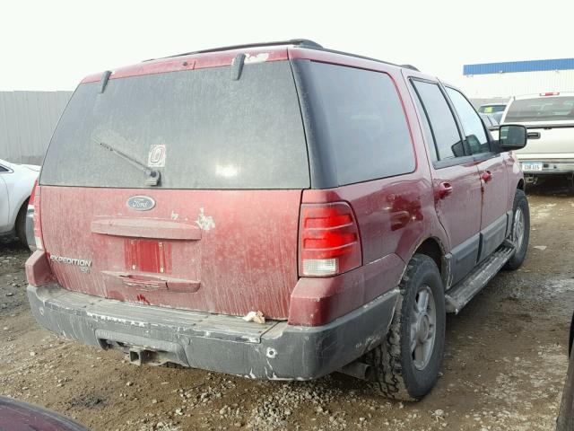 1FMPU16LX4LA02445 - 2004 FORD EXPEDITION MAROON photo 4