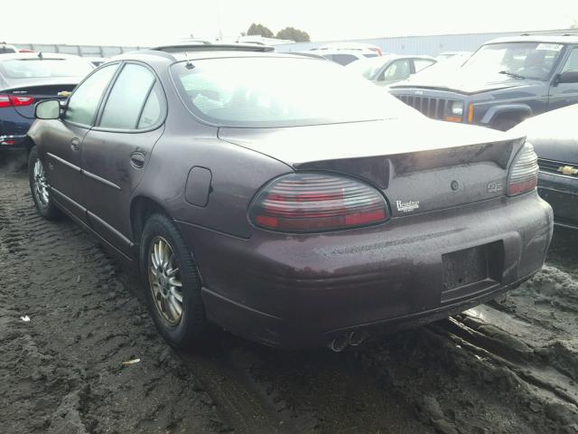 1G2WP52K12F232919 - 2002 PONTIAC GRAND PRIX BLACK photo 3