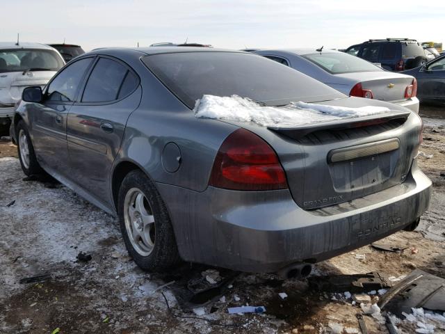 2G2WS522451216997 - 2005 PONTIAC GRAND PRIX GRAY photo 3