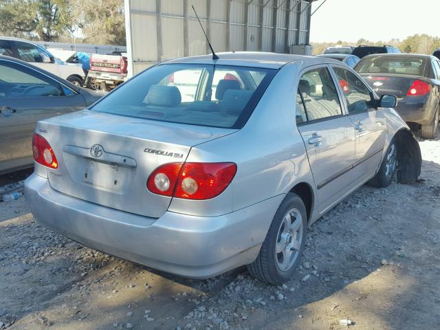 JTDBR32EX70112579 - 2007 TOYOTA COROLLA CE SILVER photo 4