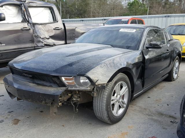 1ZVBP8AM9C5267078 - 2012 FORD MUSTANG BLACK photo 2