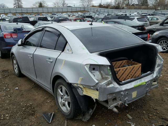 1G1PE5SC9C7336089 - 2012 CHEVROLET CRUZE LT SILVER photo 3