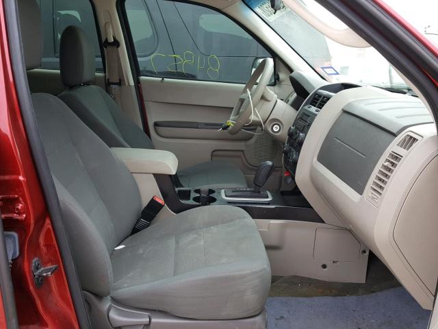 1FMCU0C79CKB77869 - 2012 FORD ESCAPE XLS RED photo 5