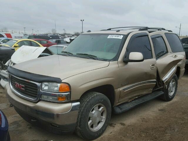 1GKEK13T35R136223 - 2005 GMC YUKON Marrón foto 2