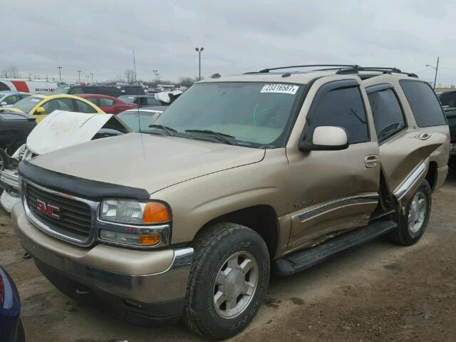 1GKEK13T35R136223 - 2005 GMC YUKON TAN photo 2