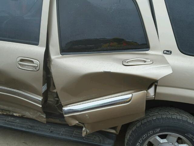 1GKEK13T35R136223 - 2005 GMC YUKON TAN photo 9