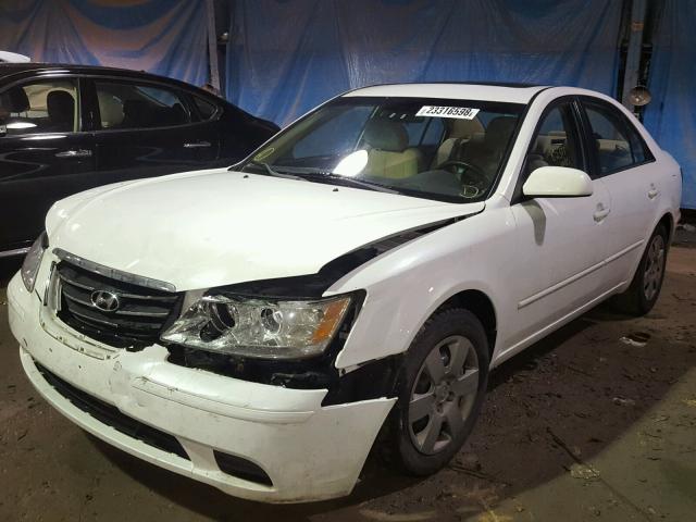 5NPET46CX9H458957 - 2009 HYUNDAI SONATA GLS WHITE photo 2