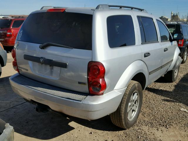 1D8HB48N98F155239 - 2008 DODGE DURANGO SL SILVER photo 4