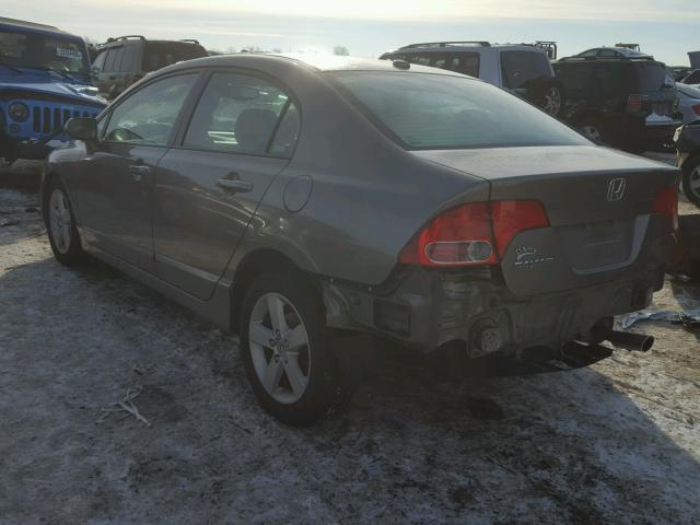 1HGFA16998L061605 - 2008 HONDA CIVIC EXL GRAY photo 3