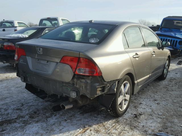 1HGFA16998L061605 - 2008 HONDA CIVIC EXL GRAY photo 4