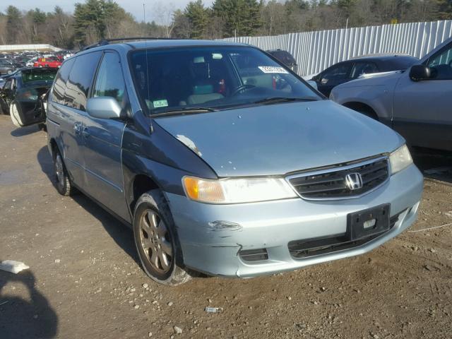 5FNRL18954B105115 - 2004 HONDA ODYSSEY EX BLUE photo 1