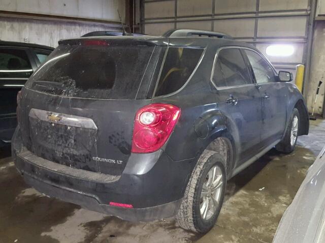 2GNALPEK6D1242369 - 2013 CHEVROLET EQUINOX LT BLACK photo 4