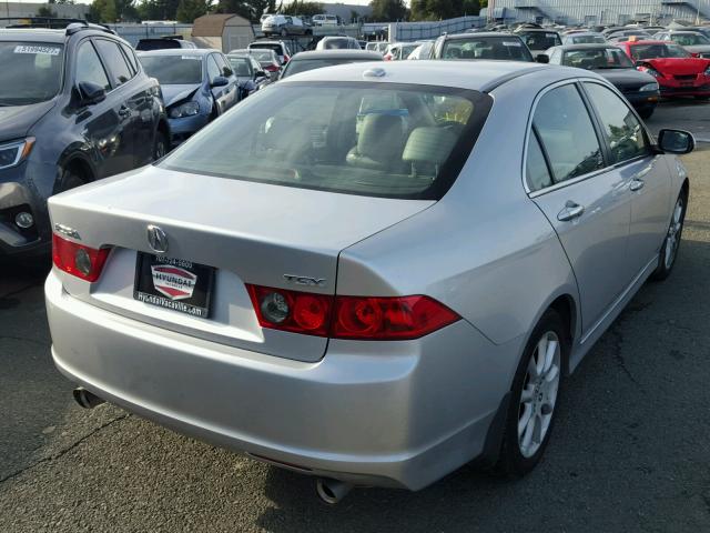 JH4CL96838C004638 - 2008 ACURA TSX SILVER photo 4