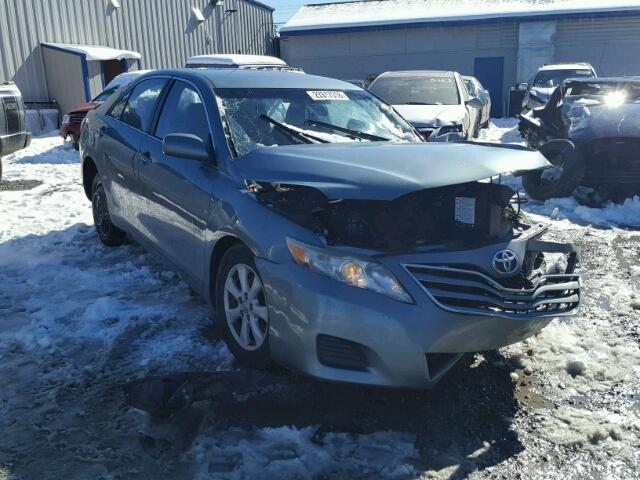 4T1BF3EK3BU734948 - 2011 TOYOTA CAMRY BASE GREEN photo 1