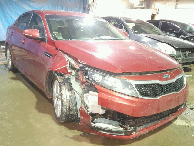 KNAGN4A71B5059323 - 2011 KIA OPTIMA EX RED photo 1