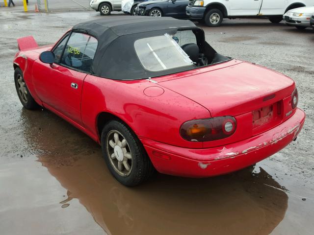 JM1NA351XM0228969 - 1991 MAZDA MX-5 MIATA RED photo 3