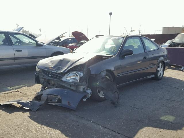 1HGEJ8141YL003018 - 2000 HONDA CIVIC EX 黑色 照片 2