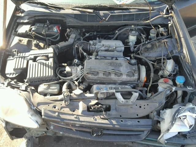 1HGEJ8141YL003018 - 2000 HONDA CIVIC EX 黑色 照片 7