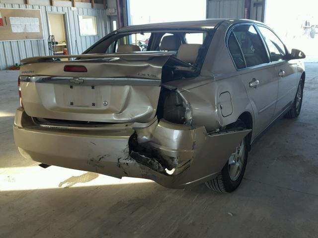 1G1ZT52845F308882 - 2005 CHEVROLET MALIBU LS BEIGE photo 4