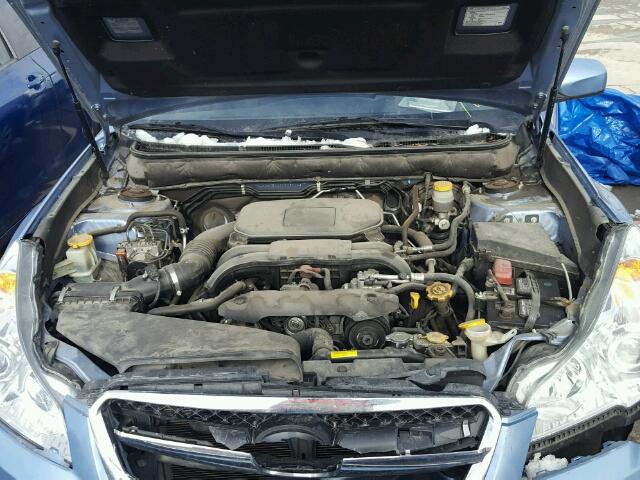 4S3BMBC63B3253128 - 2011 SUBARU LEGACY 2.5 BLUE photo 7