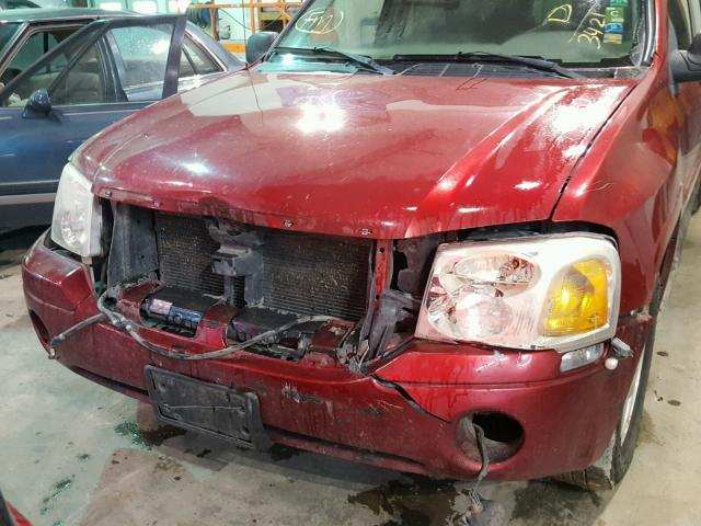 1GKET16P036203421 - 2003 GMC ENVOY XL BURGUNDY photo 9