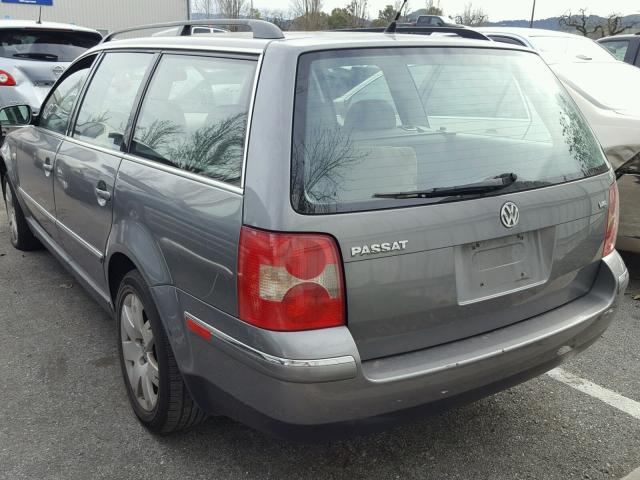 WVWWH63B42E263942 - 2002 VOLKSWAGEN PASSAT GLX 石墨色 照片 3