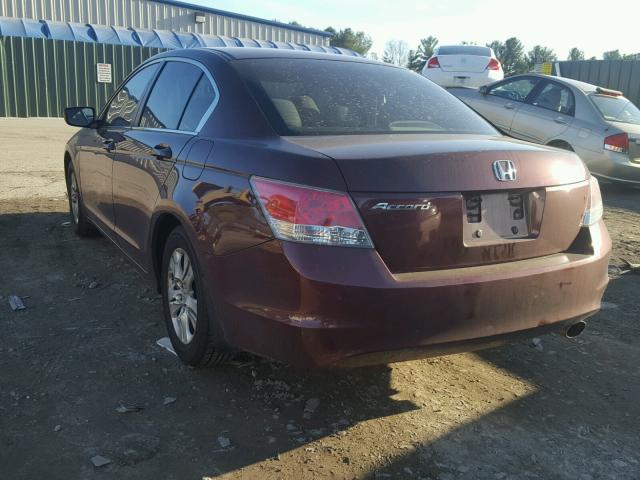 1HGCP2F45AA089351 - 2010 HONDA ACCORD LXP MAROON photo 3