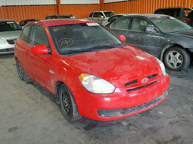 KMHCN35C28U096121 - 2008 HYUNDAI ACCENT BAS RED photo 1