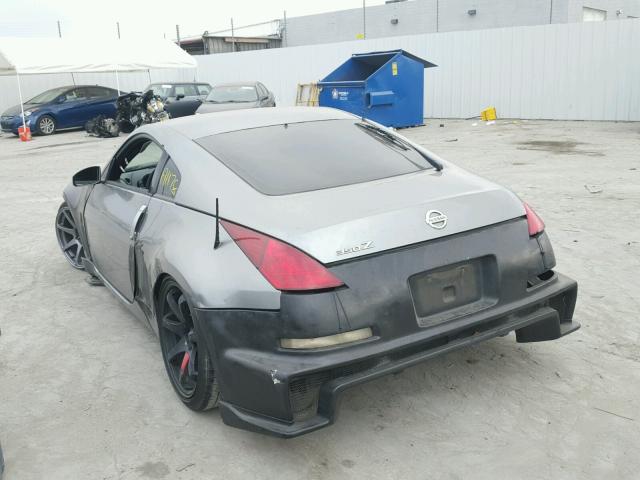 JN1AZ34E34T064526 - 2004 NISSAN 350Z COUPE SILVER photo 3