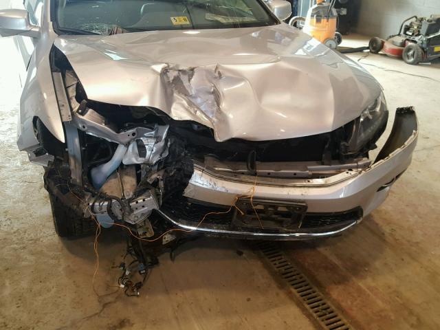 1HGCT2B86DA009869 - 2013 HONDA ACCORD EXL SILVER photo 9