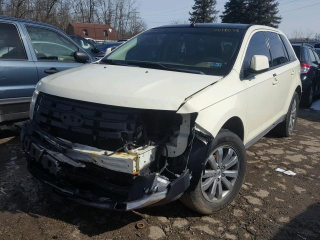 2FMDK49C27BA95231 - 2007 FORD EDGE SEL P CREAM photo 2